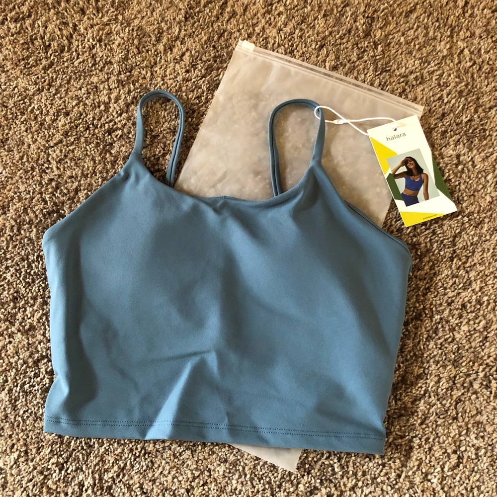 Halara Blue Crop Top